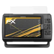 atFoliX 3x protective film compatible with Garmin Striker Plus 9sv armored film matt & shockproof 05 FX ANTIREFLEX
