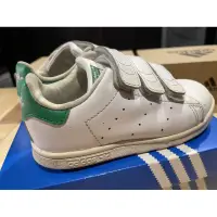 在飛比找蝦皮購物優惠-愛迪達Adidas Stan Smith CF 魔鬼氈童鞋（