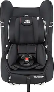 [Britax Safe-n-Sound] Graphene EA Ifix Convertible Car Seat, Birth to 4 Years (Approx), Extended Rearward Facing, Side Impact Cushion Technology, Adjustable Headrest, Black (3682)