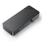 [DKA20-V1-AU-BK-EP] 20 in 1 Professional 4K Docking Station with Audio Control - Black
