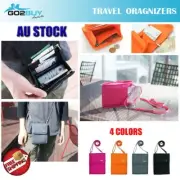 Travel Wallet Organizer Passport Credit Card Ticket Holder Cash Purse Case Bag