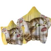 Funny Cats for Kids the Panic Attack Kitty Towel with Hood