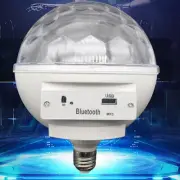 Colorful LED Revolving Stage Light Magic Ball Light Bluetooth E27 Disco Light h