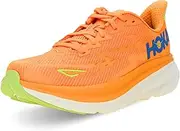 [HOKA] Clifton 9 Wide Running Shoes Man Blue Yellow