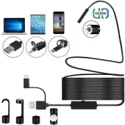 1080P/640P USB Endoscope Inspection Camera 3 in 1 Camera Borescope with 8 LED