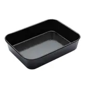 Mastercraft Pro Vitreous Black Enamel 34x26cm Roasting Pan Baking/Cooking Tray