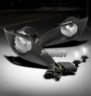 FOR 09-11 TOYOTA YARIS 2/3DR HATCHBACK BUMPER FOG LIGHTS LAMP W/6K HID KIT+BEZEL (for: Toyota)