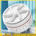 Mini Washing Machines Wheel Bubble Portable Turbine Washer for Socks Underwear *