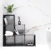 6 Cube Storage Shelf Rack Bookcase Bookshelf Cabinet Craft Colthes Display Unit