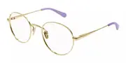 Chloé CC0024O Kids 001 Kids' Glasses Gold Size 47 - Private Health Rebate - Blue Light Block Available