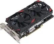 RX 580 8GB 256BIT Gaming Graphics Card with Dual Fans for Desktop PCs, Plug and Play, Efficient and Quiet, Easy Installation, Stable and (580 8G D5)