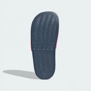 【adidas 愛迪達】拖鞋 童鞋 中大童 運動 ADILETTE SHOWER K 黑粉 IE2606(A5113)