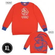 USJ Universal Studios Japan Super Nintendo World Mario Sweatshirt XL Unisex New