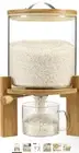 Rice Dispenser, Rice Storage Container：Flour and Cereal Container with Airtig...