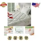 Cooling Waterproof Mattress Topper with Pillow Protector & Side Pocket - Twin