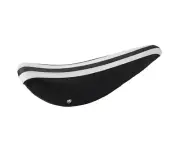 OG 20" Black with White Stripes Banana Seat Vintage Classic Schwinn Bike Saddle