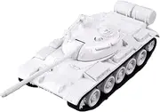 White 1/43 Scale Russian Soviet T55 Medium Tank Metal Fighter Military Model Diecast Model for Collection