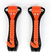 2 Pieces of Car Window Breaker Seatbelt Cutter, Safe Hammer, seat Belt Cutter and Glass Breaker，Vehicle Escape Tool，Essential Emergency Escape Tool Inside The car