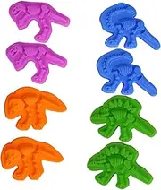 FOYTOKI 8 Pcs Dinosaur Shaped Beach for Educational Plaything for Early Learning Lightweight Safe Material Fun Outdoor Activity