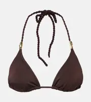 [Heidi Klein] Heidi Klein Coco Palm bikini top AU 8 brown