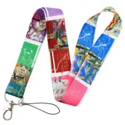 BEASTARS Anime Manga Series Characters Multicolor Grid ID Badge Holder Lanyard