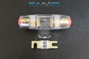 4 6 8 10 GAUGE MINI ANL FUSE HOLDER (1) W 80 AMP FUSE AFC MIDI FUSES HIGH AUDIO