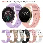 20mm Strap for Polar Ignite 3 2 Unite Pacer Silicone Watch Band Suunto 3 Fitness