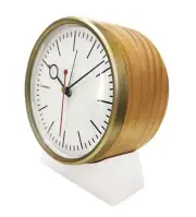 Cloudnola Bloke White Desk Mantle Clock