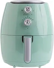 4.5L Compact Air Fryer Healthy Cooking, Nonstick, User Friendly and Adjustable Temperature Control W/ 30 Minute Timer, Dishwasher Safe Basket Little Surprise
