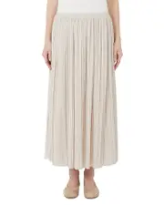 Weekend Max Mara Cral Pleated Jersey Skirt