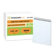 #CD Poly Bubble Mailers 7.25 x 8 Padded Shipping Mailing Envelopes 9000 Pcs