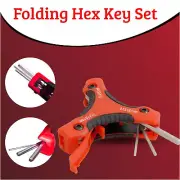 Rolson Folding Ball Point Hex / Torx Key Set For Multipurpose 9Pcs Allen Keys