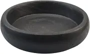 GYHJA Wooden Decorative Bowl For Home Decor Handmade Rustic serving Key Bowls For Entry Coffee Table Decor Large Black, ZH-0000