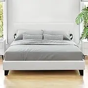 Artiss Bed Frame Queen Size White NEO