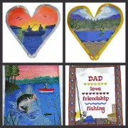Fishing Trip Memoirs Embroidered Iron On Patches