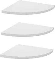 ULDIGI Rustic Wall Shelves 3 Pack Triangle Corner Shelves Wall Mount Storage Rack for Kitchen Bathroom Laundry Room