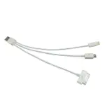 LN11款 USB一分三充電線(APPLE 8PIN，APPLE 30PIN，MICRO USB)