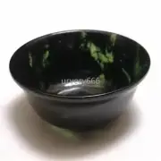 Black -green Jade Large Tea Cup Teaset Hand Carved Jades Stone Teacup Drinkware