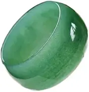 [Generic] Widening Bracelet Ladies Hand Carved Jade Bracelet Jade Bracelet Gift Bracelet (Color : A, Size : 63-64mm)