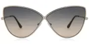 Tom Ford FT0569 16B Men's Sunglasses Silver Size 65