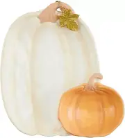 Mud Pie Pumpkin N CHIP & DIP Bowls, 12" X 10 3/4", MULTI