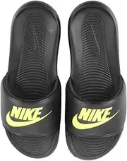 [Nike] Victori One Slide Mens Shoes, Black/Volt-black, 10