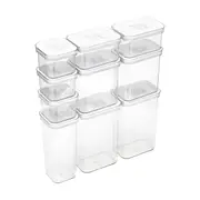10 Piece Slide Lock Container Set