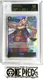 BGS 10 One Piece ST19-004 SR Hina - English - Black Smoker - Graded - TCG