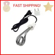 Immersion Water Heater Electric Camping Accessories - 300W - 120/240V - Dual Vol