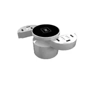 10 Usb Ports Qi Wireless Desktop Charger Socket Power Strip For Iphone X S8 S9 8 Plus