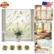 Decorative Static Cling Window Film - 29.5 x 118 Inch Privacy and Heat Control