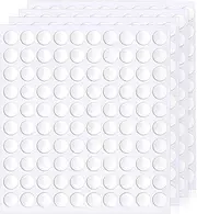 iDopick 10MM Double Sided Sticky Adhesive Dots, 400 Pcs Removable Stickers Acrylic Round Putty Waterproof Sticky Dot Thick Strong Traceless Sticker for Balloons Envelopes Note Craft Photo DIY