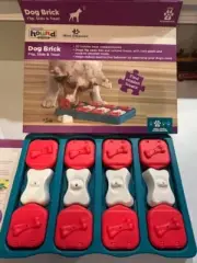 Outward Hound Dog Brick Interactive Treat Puzzle: Intermediate: NEW IN BOX