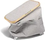 Prym 612055 Canvas & Multi faltbar grau Box Canvas & Bamboo, 38 x 26 x 37 cm, Grey
